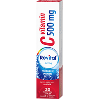 Revital C vitamin 500 mg - jahoda