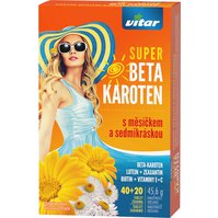 Vitar Super beta-karoten (60 tbl) s měsíčkem a sedmikráskou