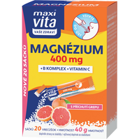 Maxi Vita Magnézium 400 mg + B komplex + vitamin C