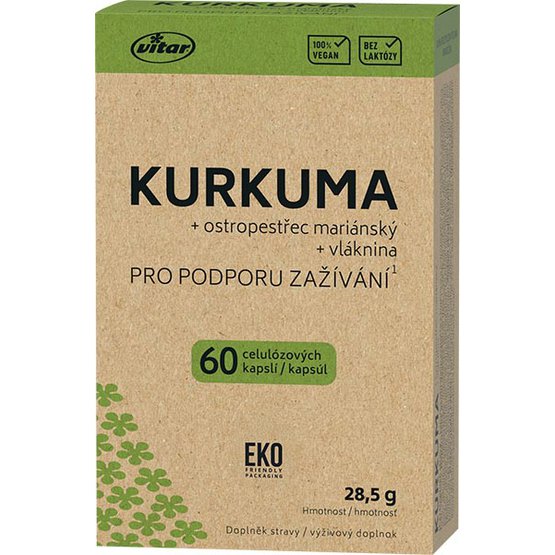 Vitar EKO Kurkuma + ostropestřec mariánský